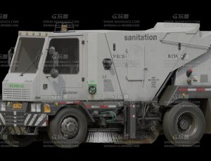 清扫车Blend模型