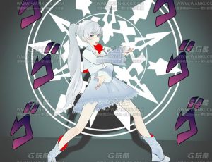 日系可爱活泼美少女Blend模型