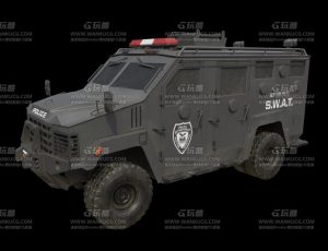 武装警车Blend模型