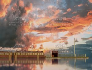 海上动车站Blend项目源文件