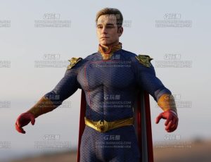 祖国人Blend模型