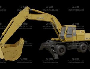 高级挖掘机Blend模型