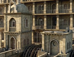 西方老寺庙Blend项目源文件