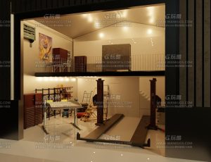 小型仓库房Blend项目源文件