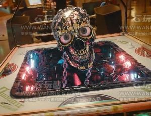 C4D结合VFX实拍制作骷髅机械桌球台C4D项目源文件