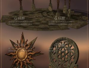 太阳神圆宫殿Blend项目源文件