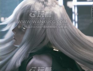 CG级卡通动漫小姐姐场景1Blend项目源文件