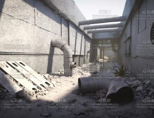 废弃废水处理通道Blend项目源文件