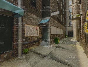 老旧小区胡同街道Blend项目源文件