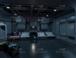 生化危机科技空间室内Blend项目源文件