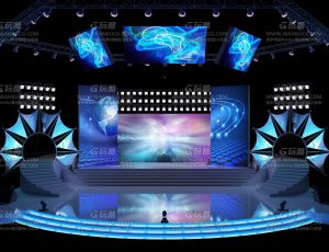 现代跳舞舞台Blend项目源文件