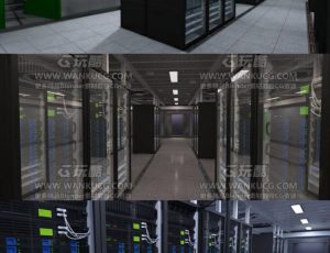 超级服务器机房Blend项目源文件