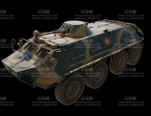Btr 60战争坦克Blend模型