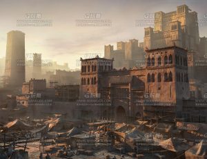 古城堡垒模型包Blend资产库