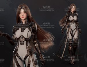 UE5素材—宇宙女战士塞莱斯特