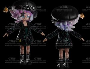 喷射战士3安妮Blend模型