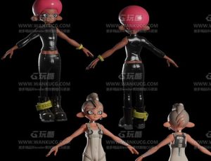 喷射战士3特工男孩Blend模型