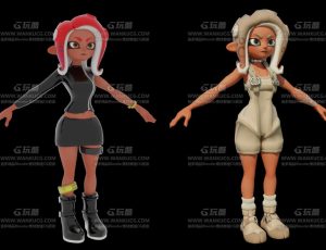 喷射战士3特工女孩Blend模型