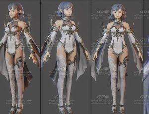 战斗精灵女公主Blend模型