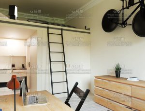 简陋单身单间公寓Blend项目源文件