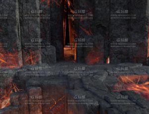 岩浆火石谷Blend项目源文件