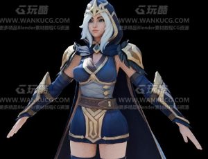 英雄联盟阿什Blend模型