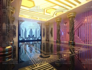 古老神庙氛围灯光厅Blend项目源文件