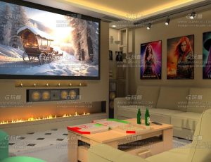 休闲娱乐客厅Blend项目源文件