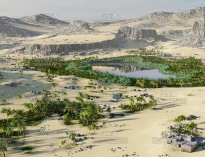 绿洲山谷战地Blend项目源文件