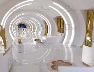 高级科技客厅Blend项目源文件