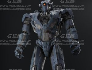 机甲人与特种兵Blend项目源文件