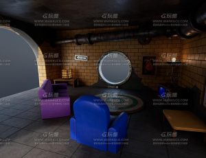 忍者神龟下水道房屋Blend项目源文件