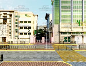 小城市街道Blend项目源文件