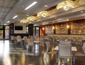 宴会饭厅Blend项目源文件