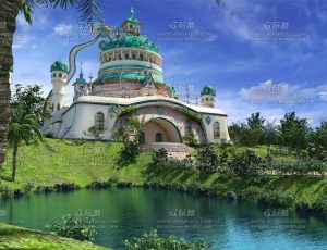 精灵王国城堡Blend项目源文件