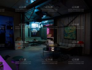 贫民窟的赛博朋克房子房屋Blend项目源文件