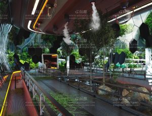 外星科技植物园Blend项目源文件