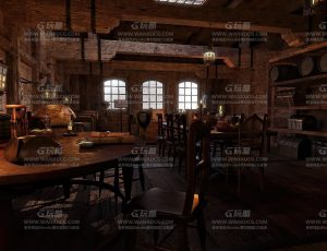 海盗船长办公室Blend项目源文件