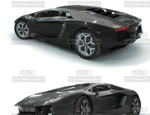 兰博基尼阿文塔多Blend模型