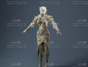 阿修罗之怒奥尔加神Blend模型