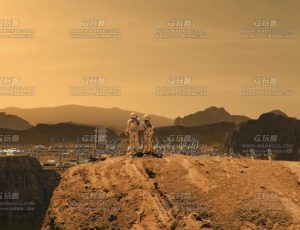 火星基地宇航员探险场景Blend项目源文件