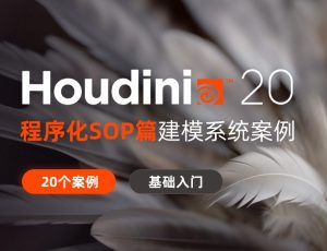Houdini20程序化建模Sop篇系统案例【20个案例】