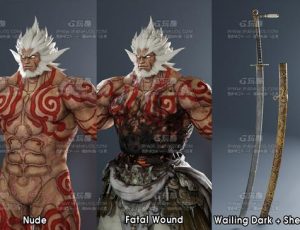 阿修罗之怒奥古斯神Blend模型