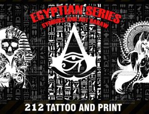 212+4K埃及纹身纹理贴图贴花