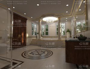 高档浴室Blend项目源文件