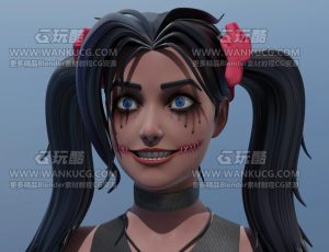 麦迪裂口女孩Blend模型