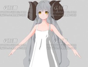 原神羊角女孩Blend模型