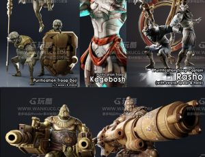 阿修罗之怒神兵天将Blend模型