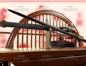 带绑定的宝剑Blend模型