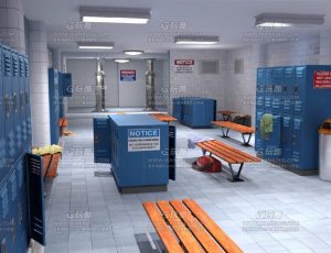 宽敞更衣室Blend项目源文件